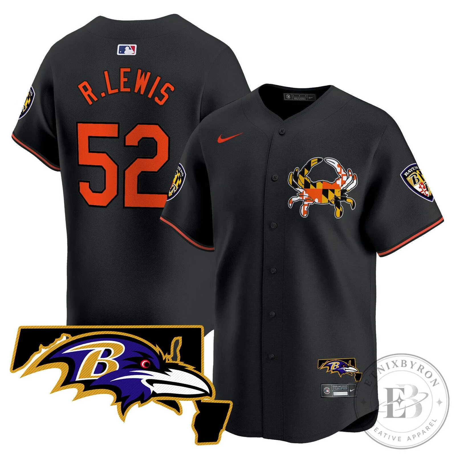 Baltimore Ravens Derrick Henry Baseball Jersey 2024 Vapor Premier